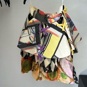 Gianni Versace couture silk skirt